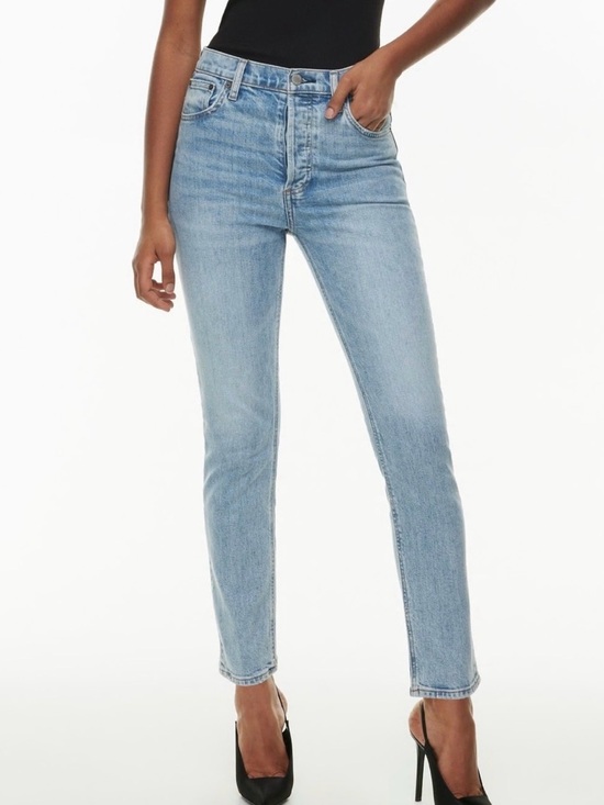 Aritzia Denim - Denim Forum Yoko High Rise Slim Jeans